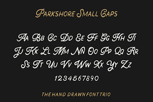 The Parkshore Font Collection