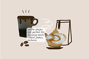 200+ COFFEE CLIPARTS, HAND DRAWN SET, a Food Illustration by JuDesign (Thumbnail 18 of 20)