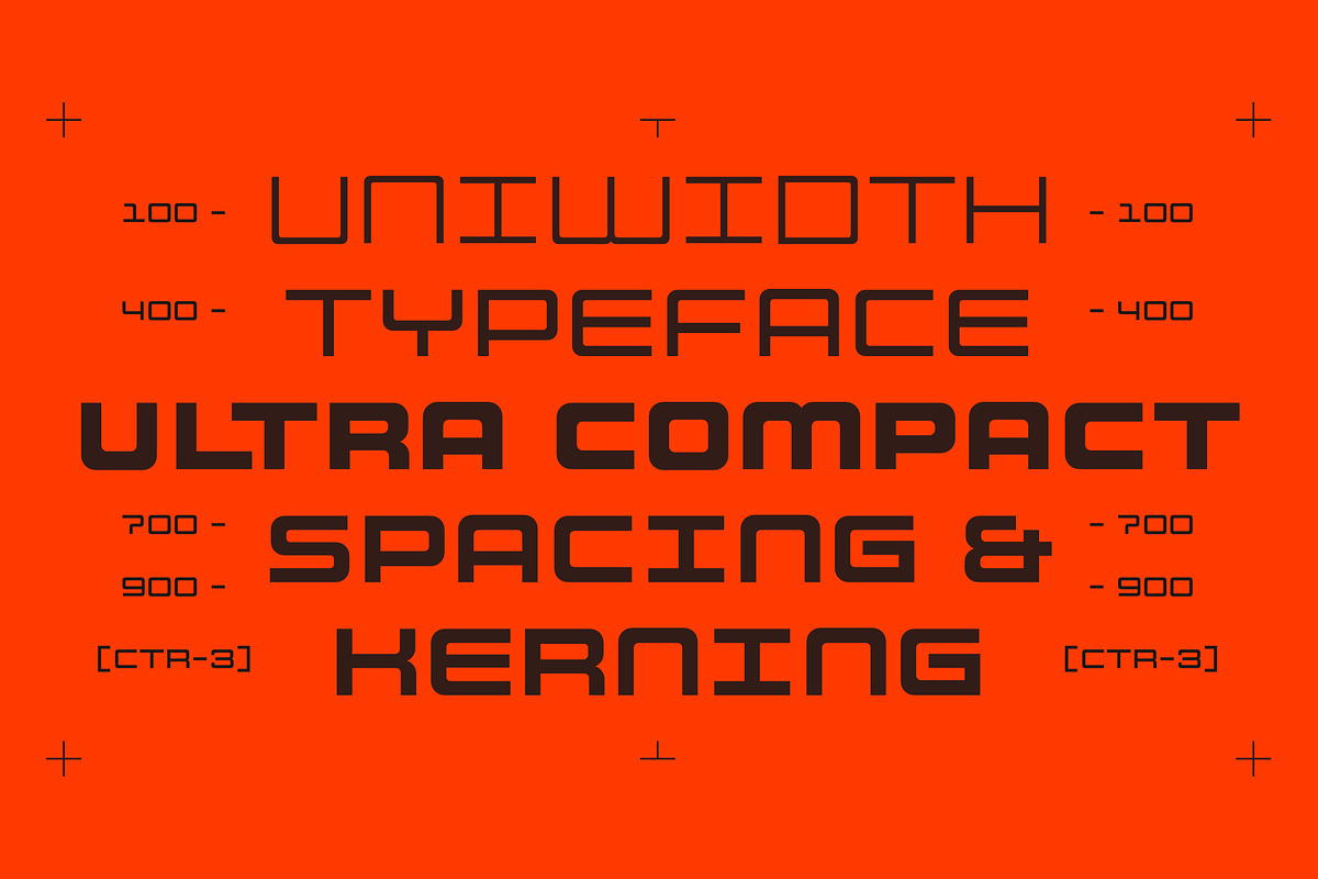 Flatface CTR-3, a Sans Serif Font by Flatface (Photo 11 of 13)
