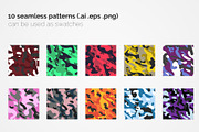 Fashion Camouflage Patterns Pack, a Pattern Graphic by 3Y_Design (Thumbnail 2 of 6)