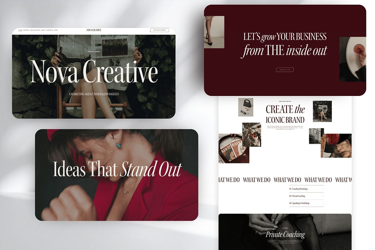 Squarespace Agency Website Template, a Squarespace Template by Presentibox (Photo 12 of 14)