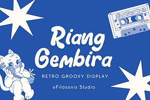 Riang Gembira Retro Font