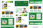 Hydroponic Landing Page Template, a Landing Page Template by Font Kingdom (Thumbnail 4 of 5)