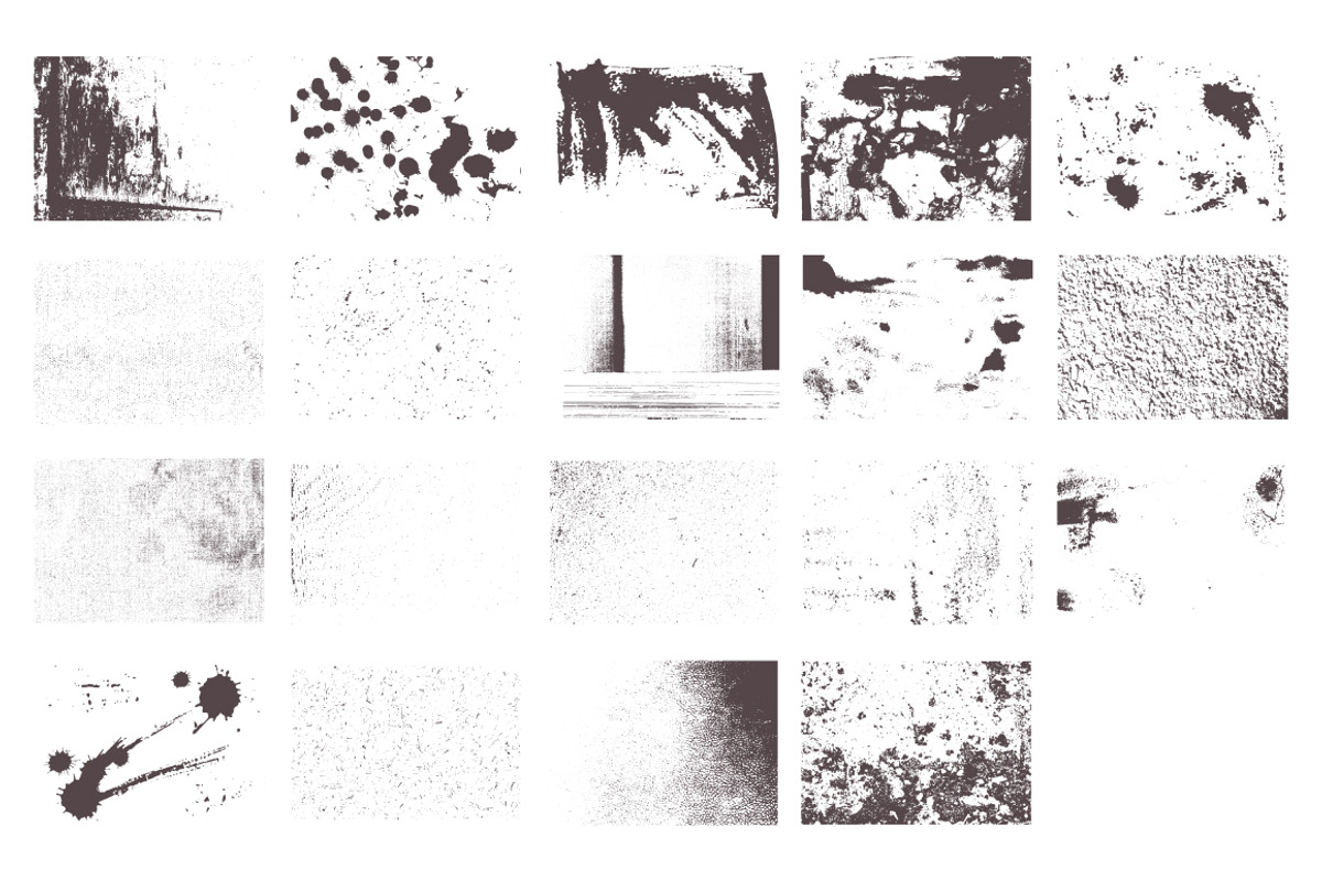Grunge Vector Textures preview 4
