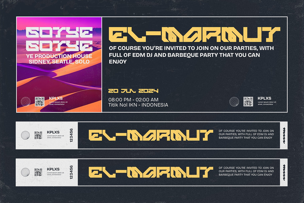 Moxin - Futuristic Font, a Font by Koplexs Studio (Photo 7 of 10)