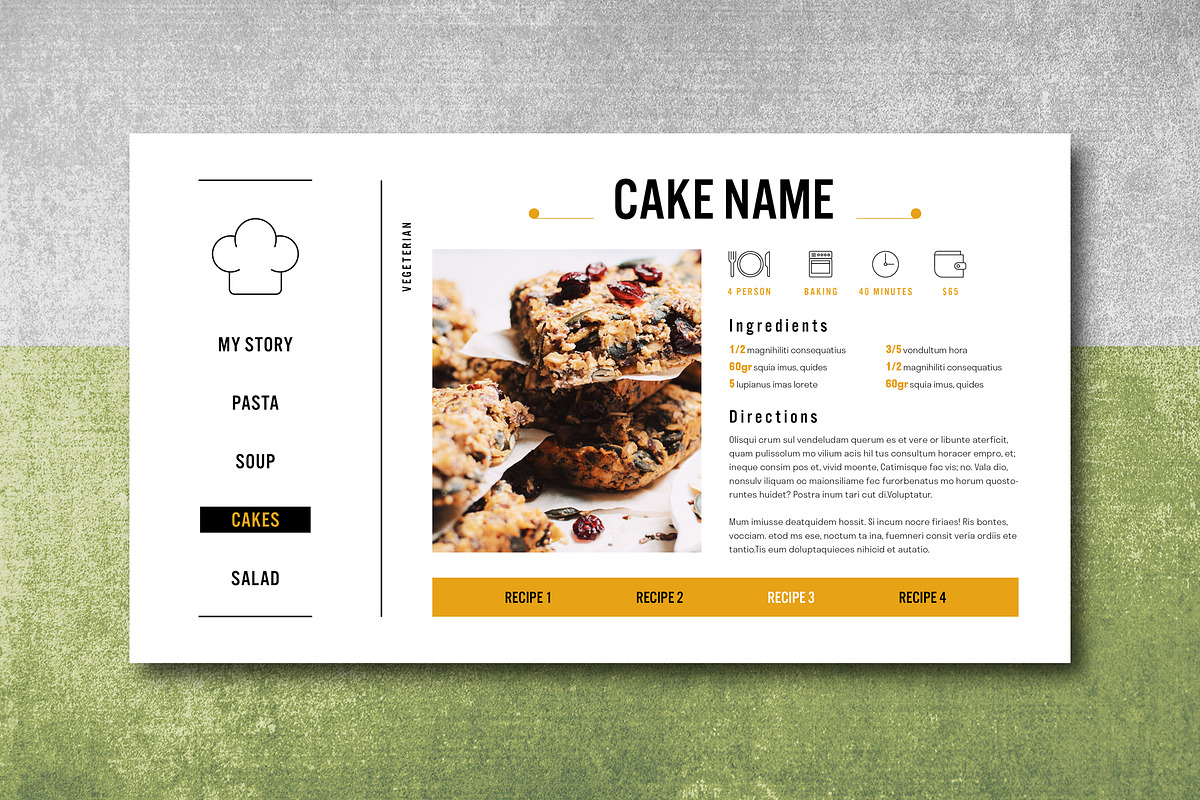 Interactive PDF Cookbook, a Templates & Theme by Grkic Creative (Photo 16 of 22)