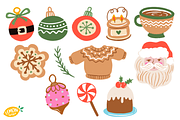 Merry Christmas PNG Clipart Bundle, a Seasonal Illustration by LemonDesign (Thumbnail 4 of 4)