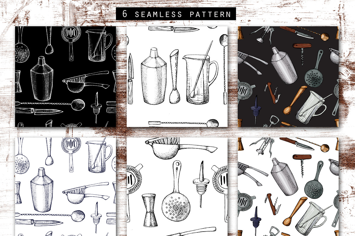 Bar Equipment illustration, a Food Illustration by Hand drawn Boutique (Photo 7 of 8)