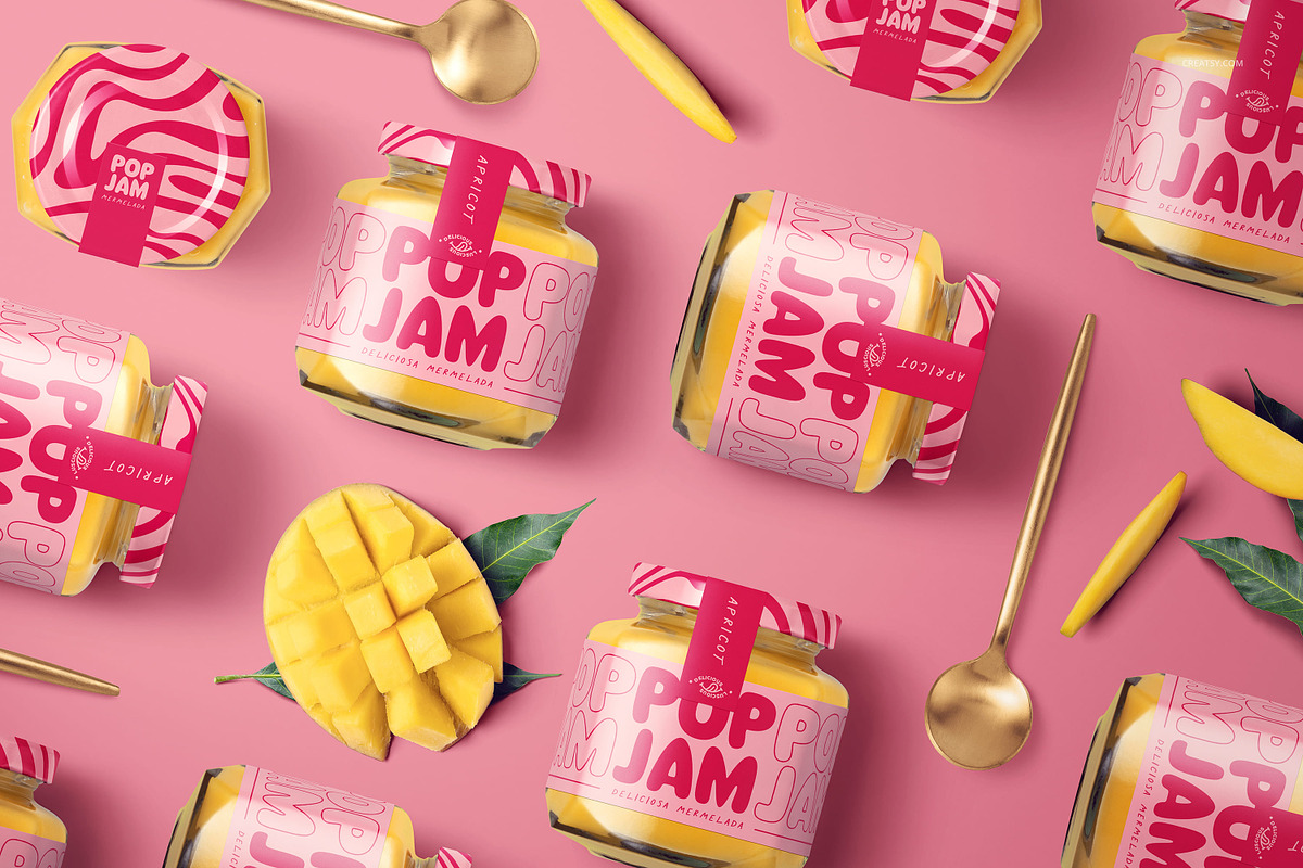 Jam Jar Mockup Bundle, a Cups & Container Mockup by creatsy5 (Photo 40 of 65)