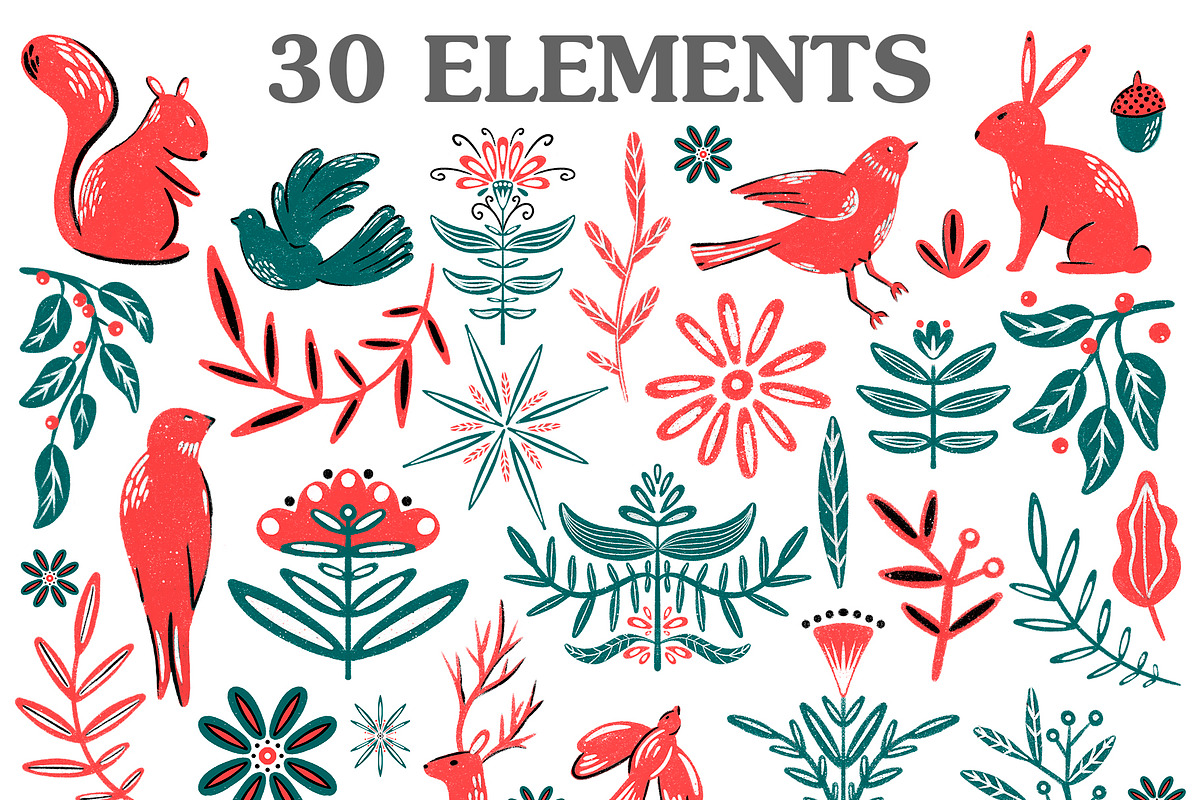 Folk Motive, a Decorative Illustration by Alina Sh (Photo 4 of 12)