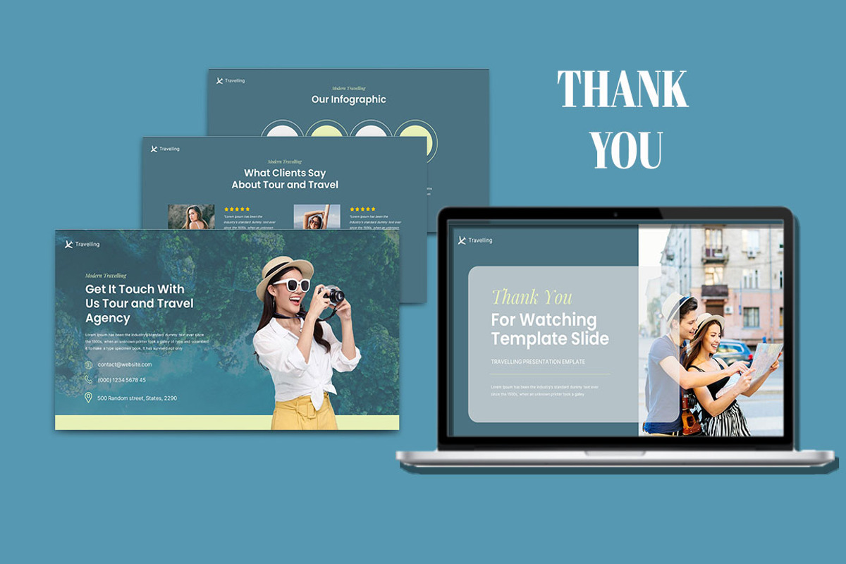 Tour and Travel Powerpoint, a Presentation Template by yanindesign (Photo 5 of 5)