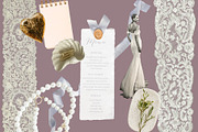 Pearl & Lace: Romantic Collage Kit, an Object Graphic by Anzhelika (Thumbnail 9 of 10)