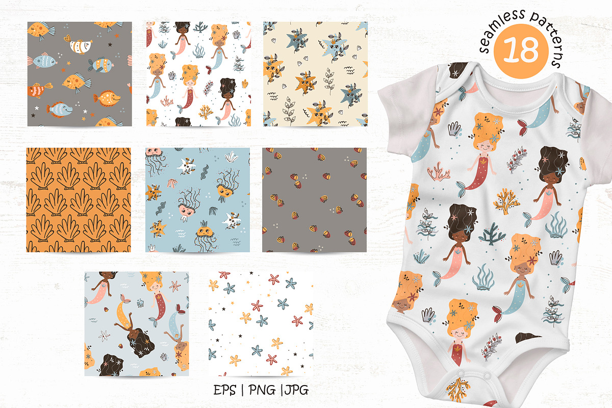 Mermaids Collection, a Graphic by Nafanya (Photo 9 of 16)