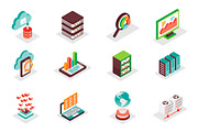 Isometric Icons Pack, a Duotone Icon by alexdndz (Thumbnail 6 of 15)