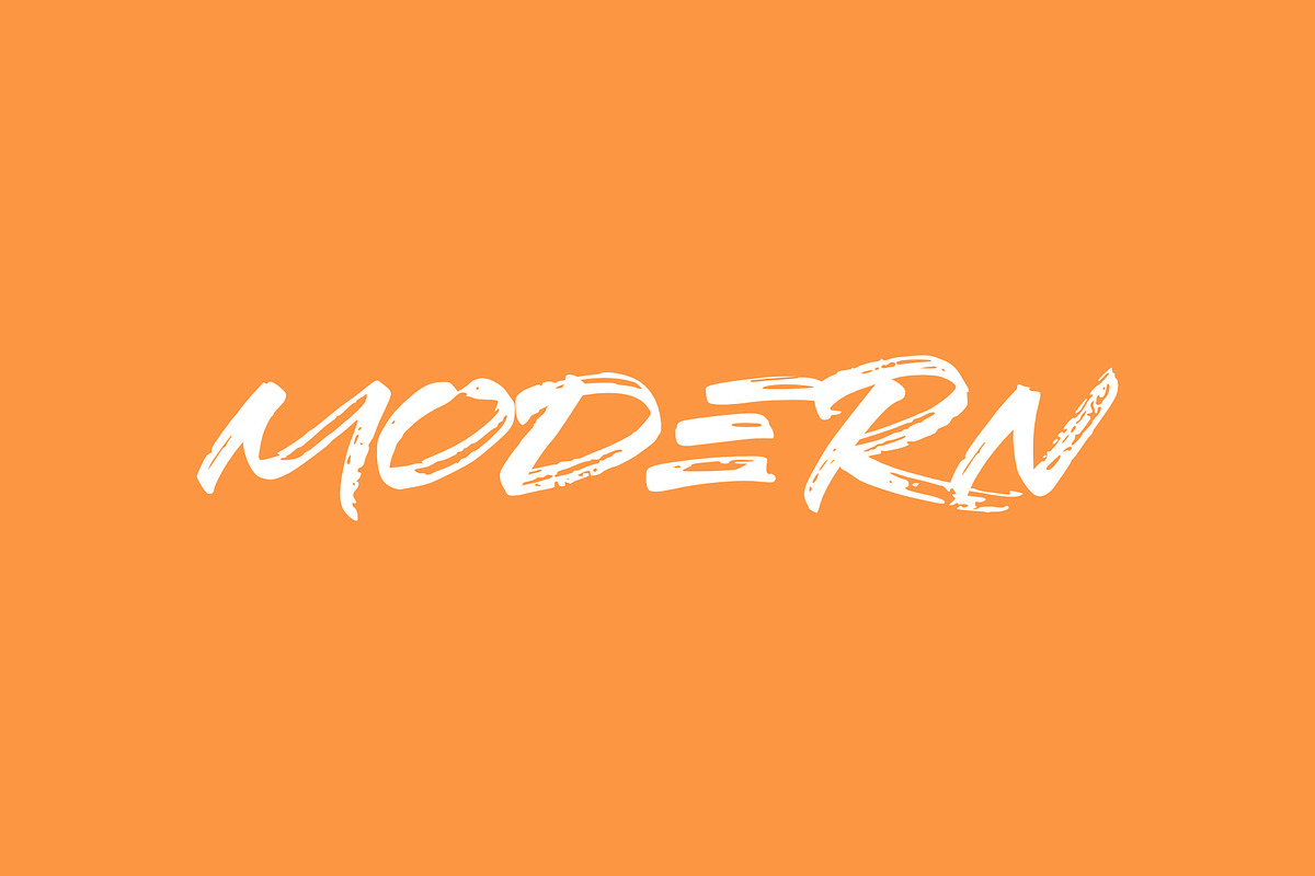 NECKS | A BRUSH FONT, a Font by Andika Fez (Photo 5 of 8)