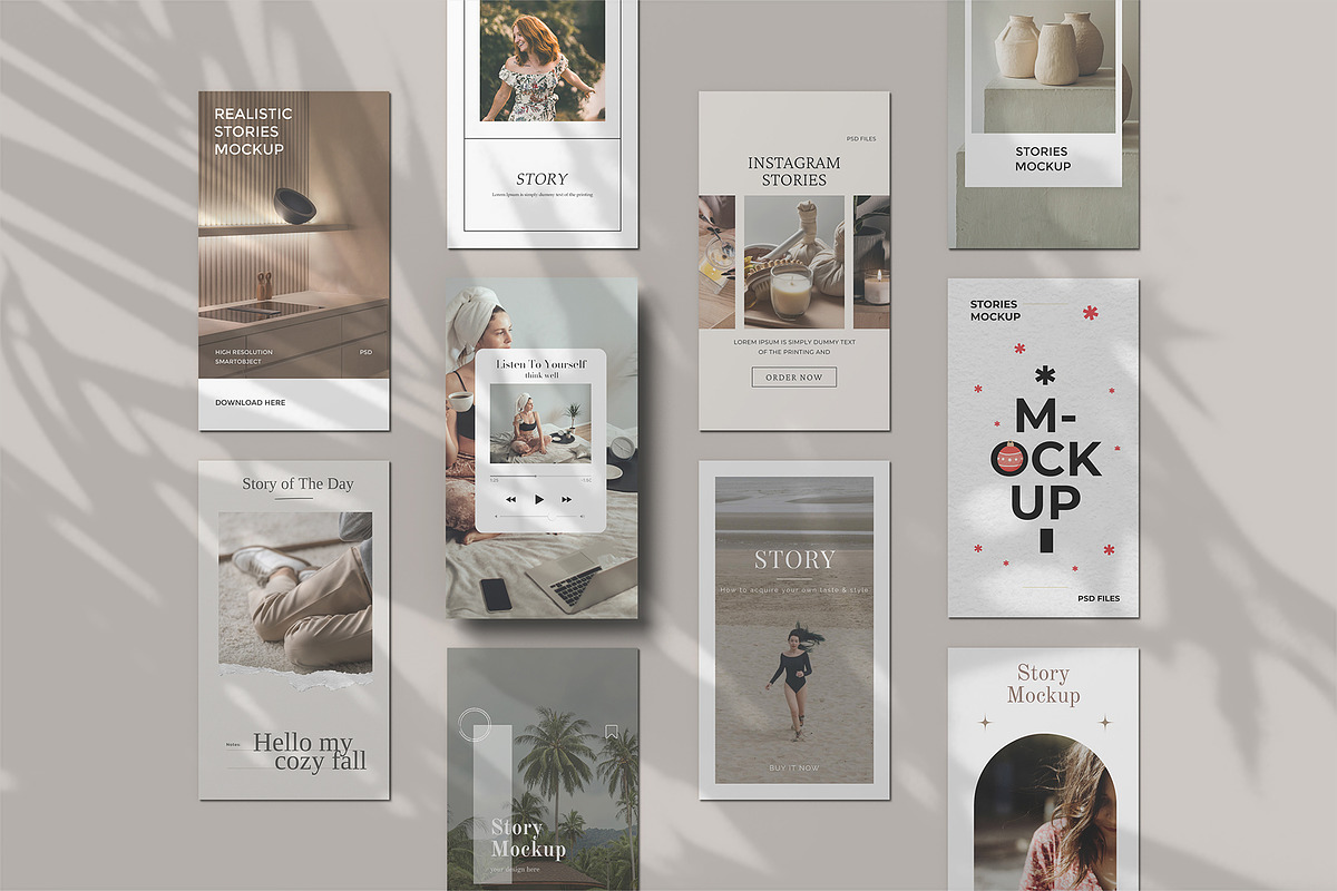 Instagram Stories Mockup, an iPhone Mockup by graphicpages (Photo 15 of 15)