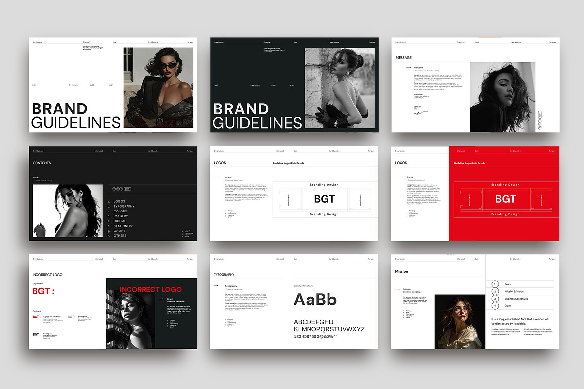 Brand Guidelines Presentation, a Presentation Template by Alvi-Studio (Photo 2 of 6)