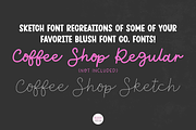 CHARMING SKETCH FONT BUNDLE, a Script Font by Blush Font Co. (Thumbnail 7 of 8)