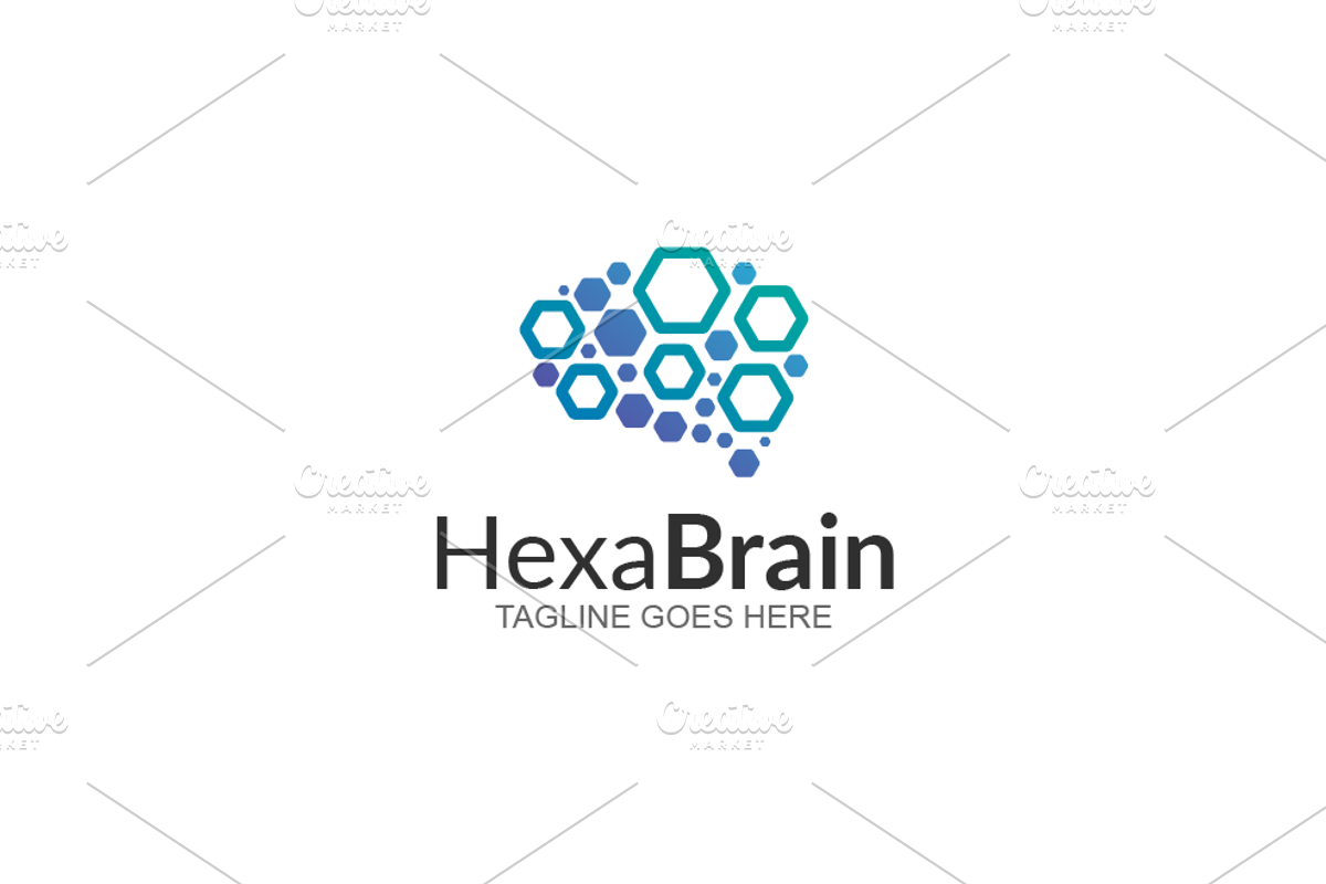 Hexa Brain, a Branding & Logo Template by Twelve.std (Photo 1 of 2)