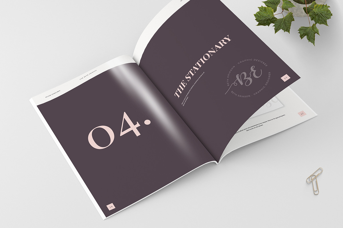 Design & Brand Guidelines, a Brochure Template by Imagination Area (Photo 12 of 21)