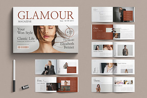 Lifestyle Magazine Landscape, a Magazine Template by E-Type