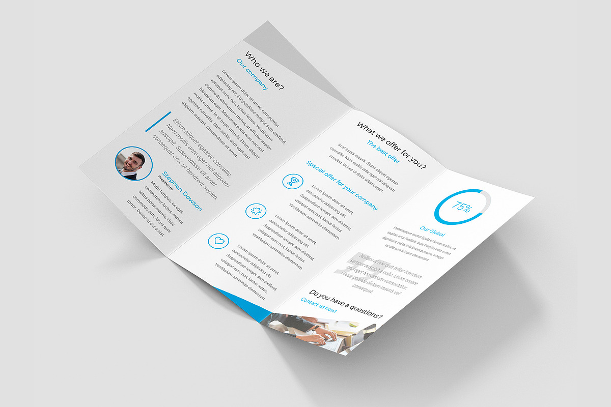 Trifold Business Brochure Template, a Brochure Template by artbart (Photo 7 of 10)
