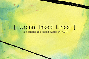 Urban Inked Lines (NEW AI brushes!)