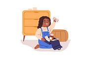 Kids in danger set. Safety concept, a Person Illustration by Good Studio (Thumbnail 7 of 12)