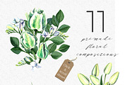 Watercolor Floral BUNDLE, an Illustration by WBS Design (Thumbnail 4 of 27)