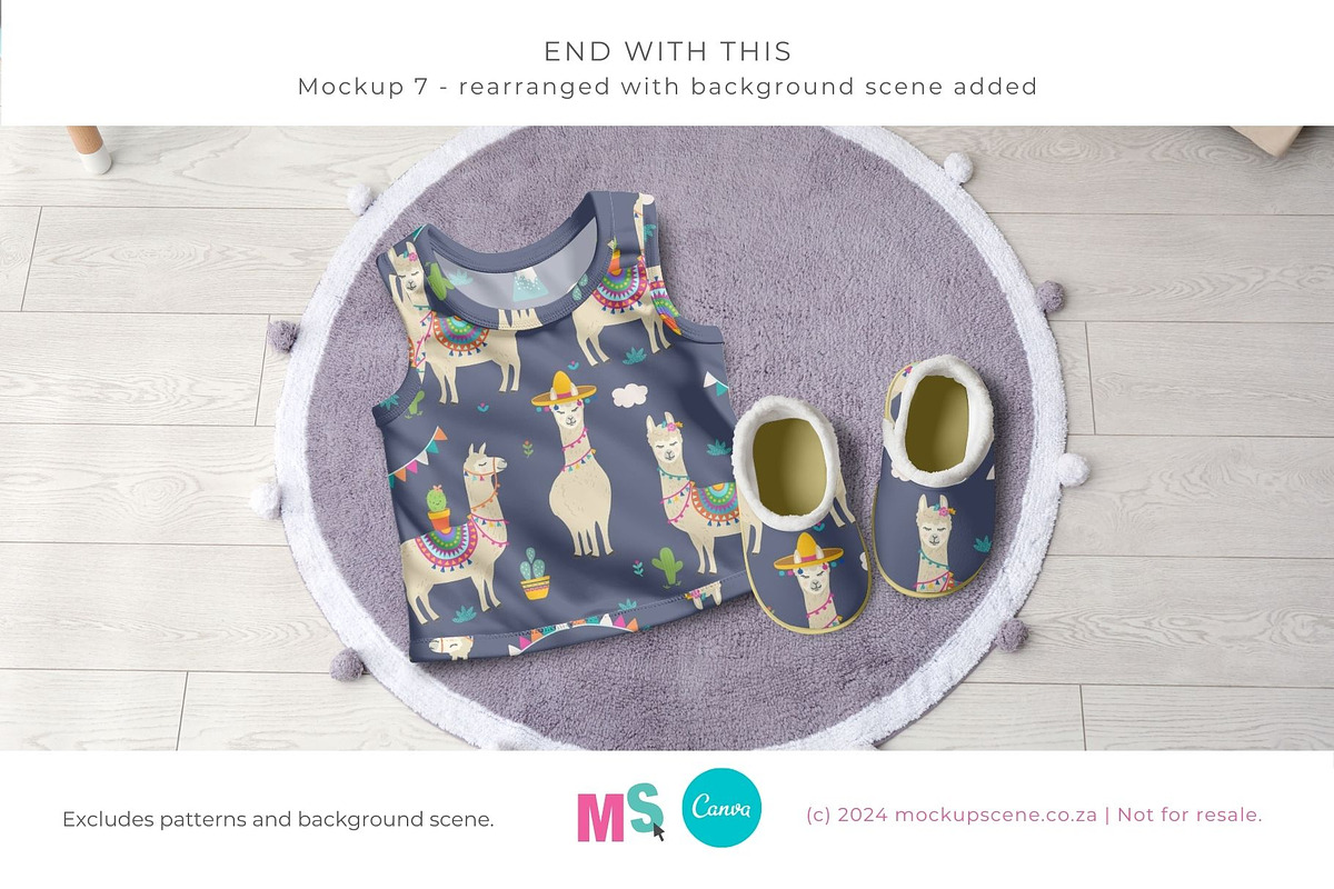 Infant Pants Top Canva Smart Mockup, an Apparel Mockup by Mockup Scene (Photo 11 of 13)