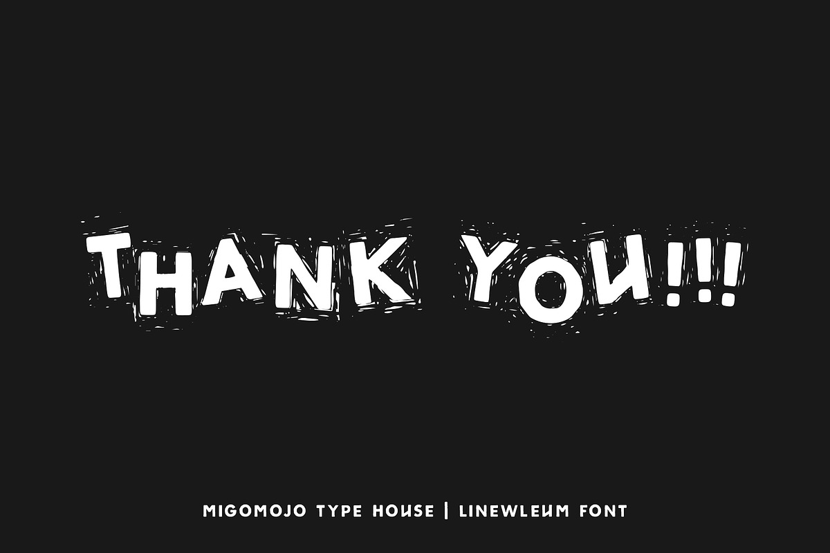 Linewleum Font Family, a Sans Serif Font by Migomojo Type House (Photo 13 of 13)