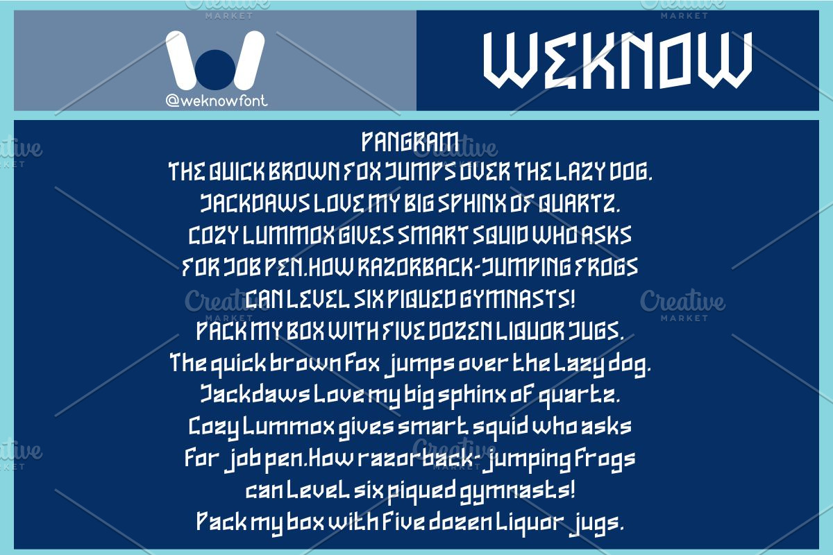 Rock Alternative Font, a Font by weknow (Photo 8 of 8)