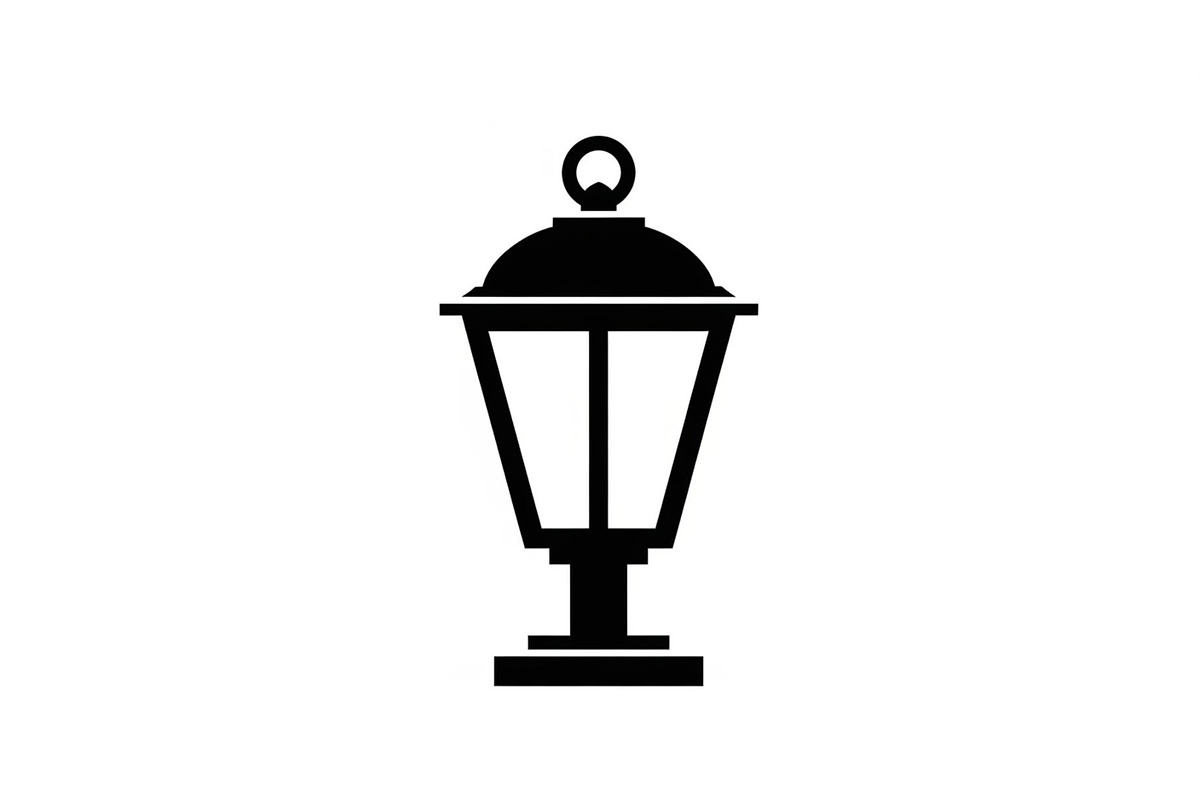 Vintage Street Lantern Silhouette Bu, an Illustration by hafijul (Photo 43 of 51)