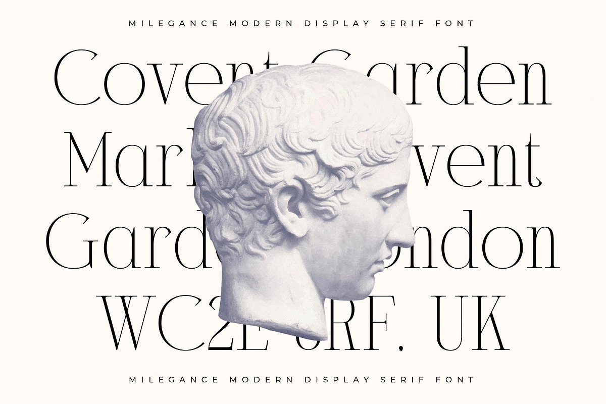 Milegance Modern Display Serif, a Serif Font by Letterena Studios (Photo 8 of 15)
