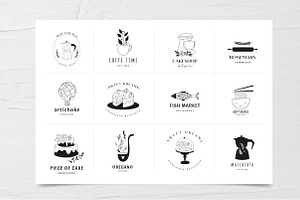 Cook & Bake Logos Collection