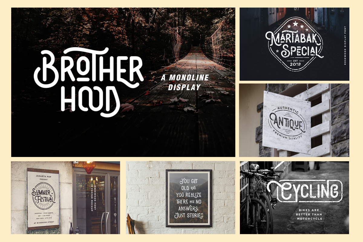 Retro Bundle Collection V2 - 99% OFF, a Serif Font by Dharmas Foundry (Photo 16 of 21)
