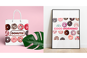 Donuts VECTOR illustrations, a Food Illustration by Natalka Dmitrova art (Thumbnail 16 of 27)