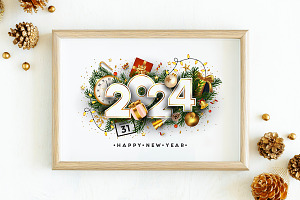 Happy New Year 2024 Numbers