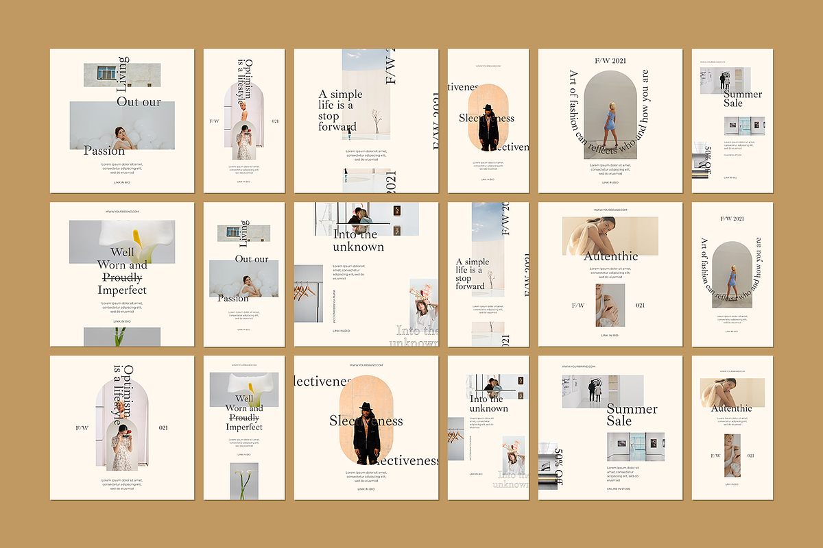 600 Minimalist Instagram Bundle, a Social Media Template by Creatchees.std (Photo 27 of 37)