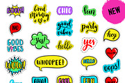 100+ Funny patches + 36 patterns, a Pattern Graphic by Midstream (Thumbnail 2 of 10)