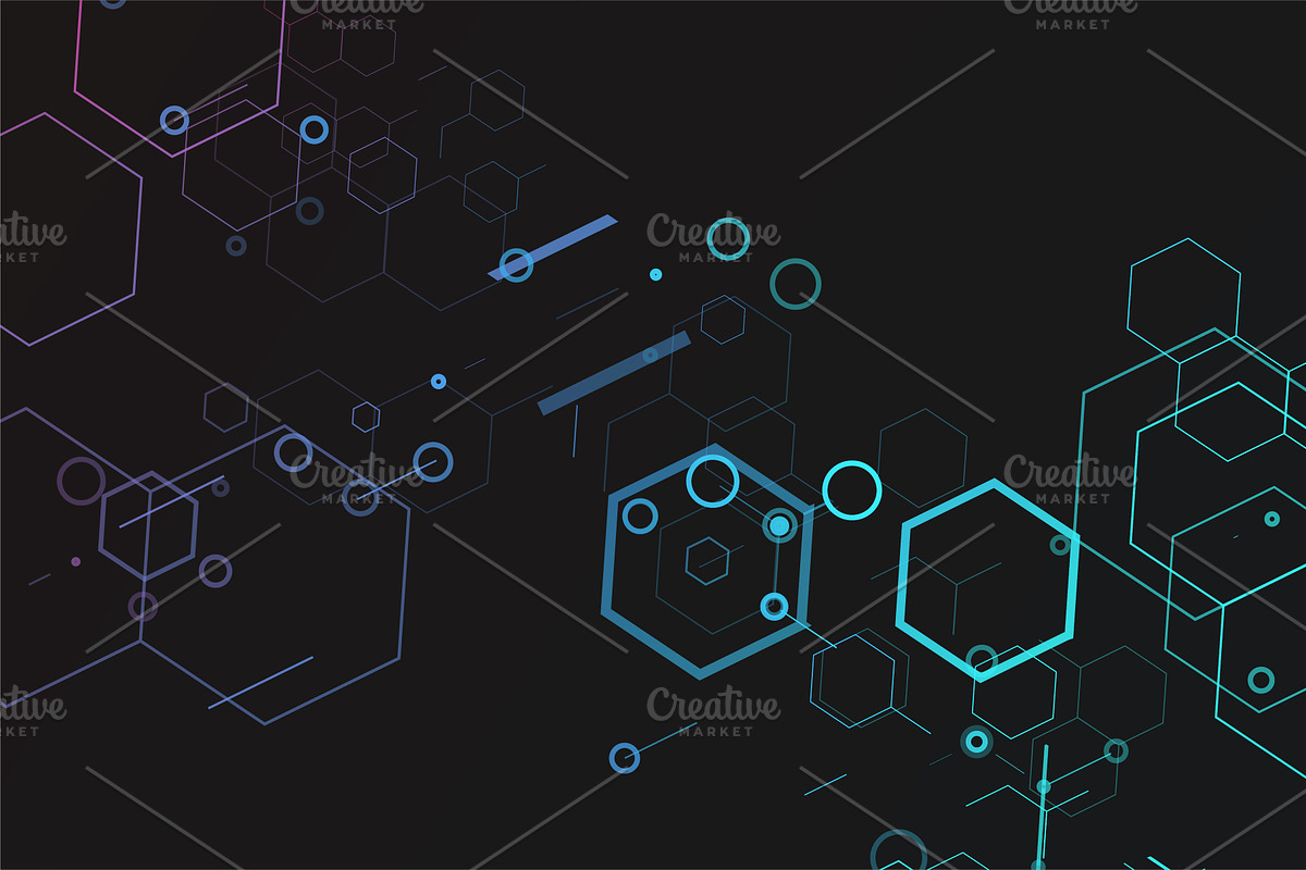 Abstract technology background, a Pattern Graphic by majcot (Photo 4 of 6)