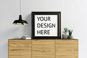 9 mock up poster frame in interior, a Print Template by ChromiumHeart (Thumbnail 5 of 10)
