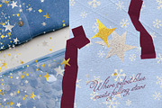 Crepe Snowflakes and Glitter Stars, an Object Graphic by Anzhelika (Thumbnail 2 of 12)