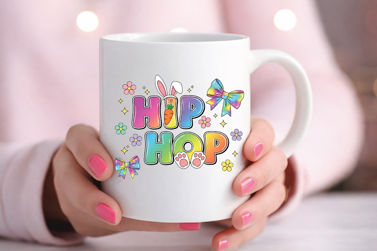 Easter Bunny Png, Easter Hip Hop Png, an Illustration by Black Bird Studio (Photo 2 of 3)