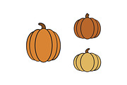 Simple Clean Fall Pumpkin SVGs, a Graphic by PinkHouseCollection (Thumbnail 2 of 3)