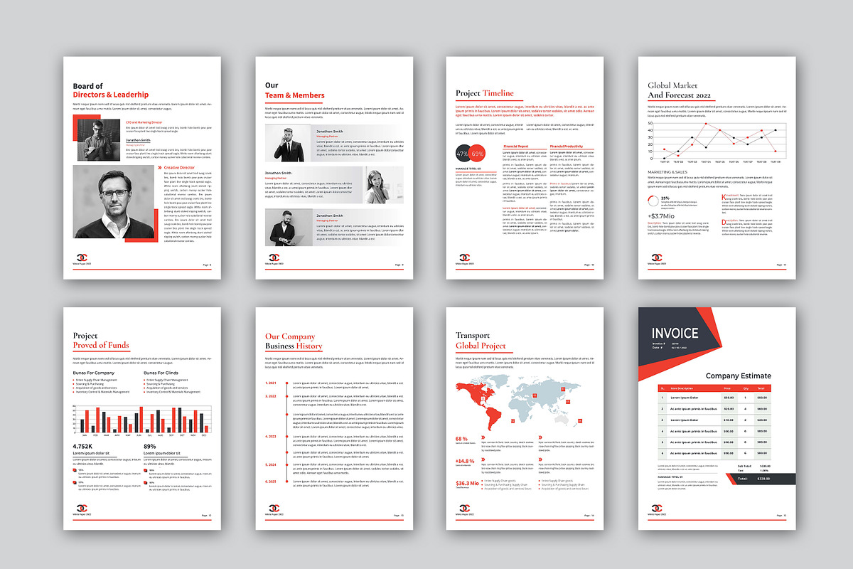 White Paper 16 pages, a Brochure Template by obayes (Photo 5 of 14)