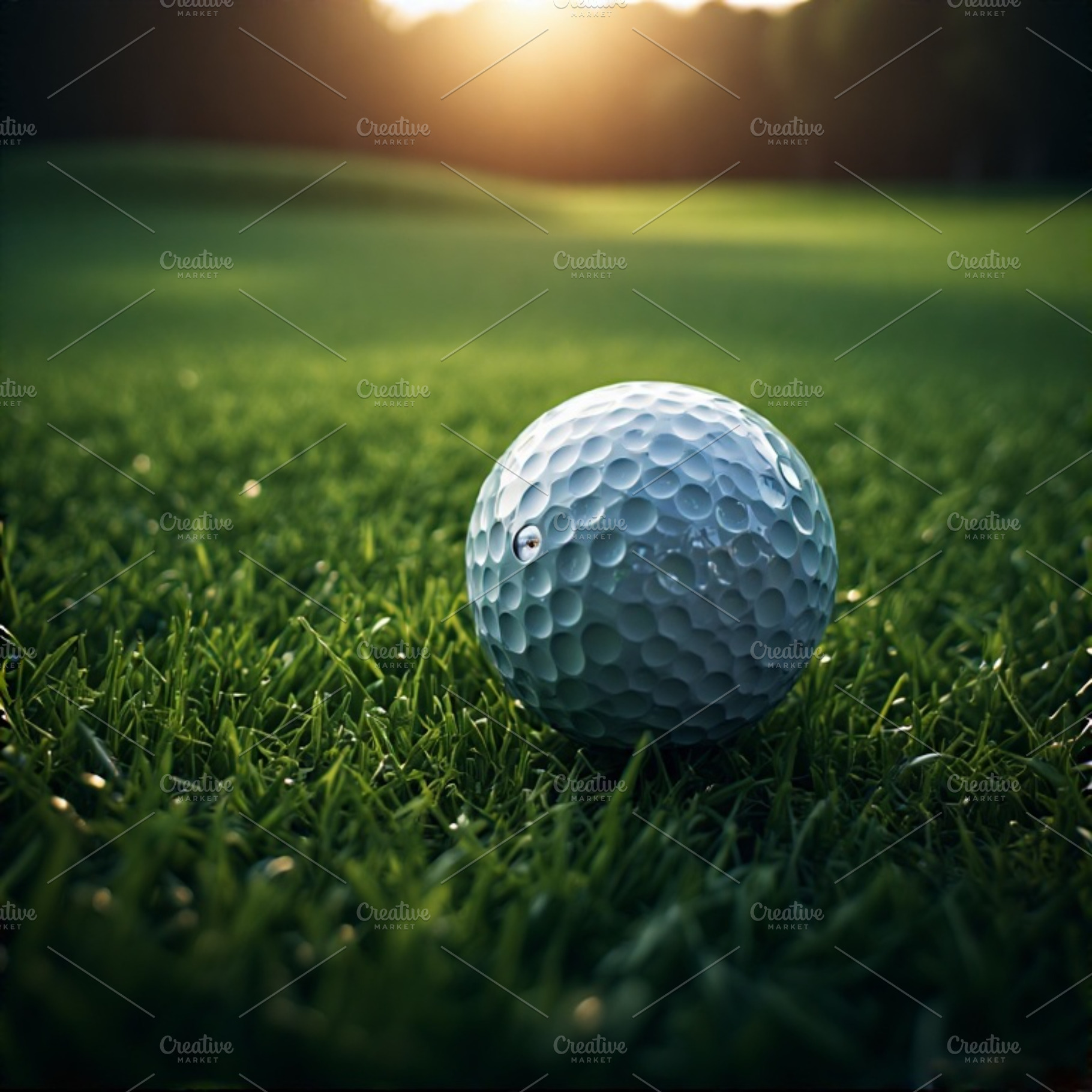 Golf ball stock image, a Photo by ComfortQ