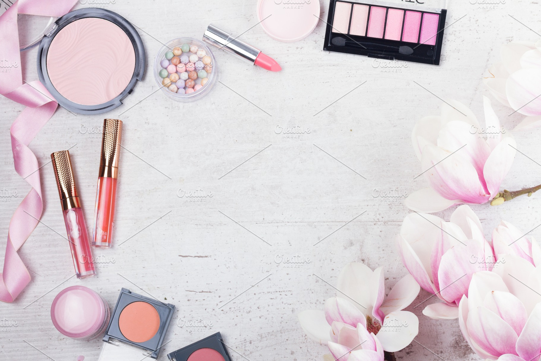 Makeup beauty products featuring make up, makeup, and background, a Beauty & Fashion Photo by Neirfy