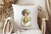 Whimsical Easter Fairy Clipart, an Illustration by OK Design (Thumbnail 4 of 6)