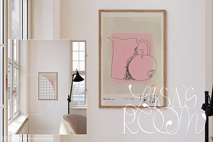 LISAS ROOM Interior & Frame Mockup